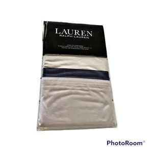RALPH LAUREN Evan King Pillowcases 100 % COTTON  (SET OF 2)